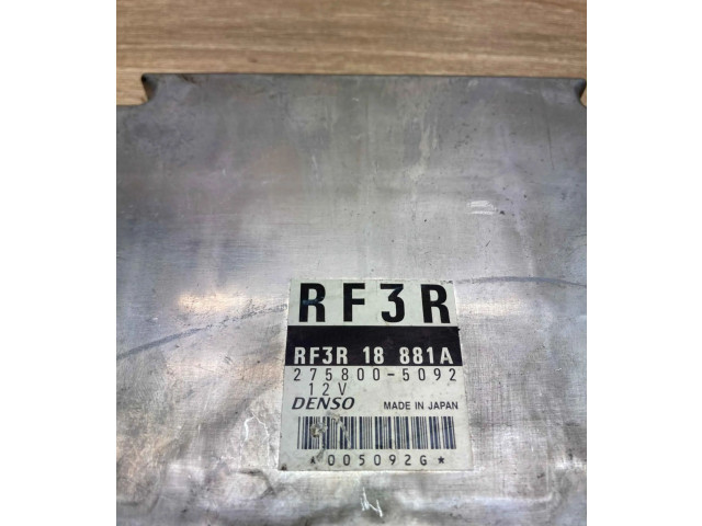 Блок управления двигателем Блок управления RF3R18881A, 2758005092   Mazda Premacy