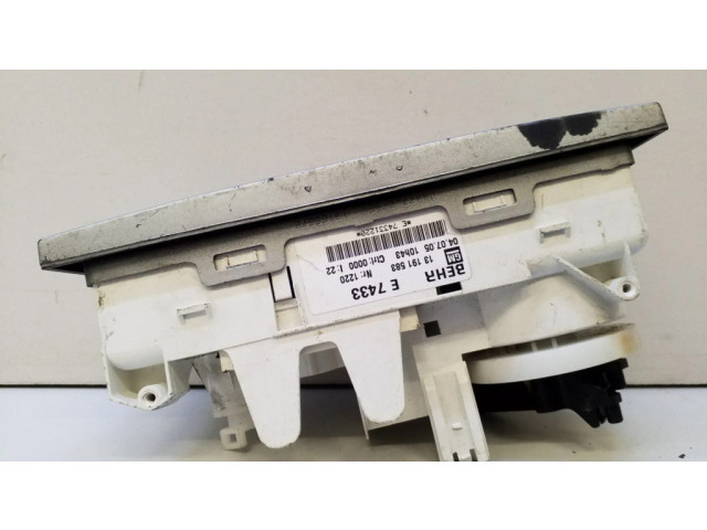 Блок управления климат-контролем 13191583, E7433   Opel Meriva A