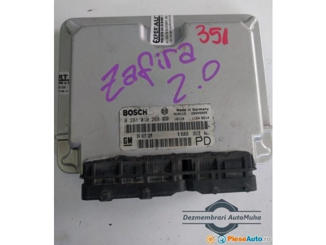 Řídící jednotka 0281010268, 0281010268. Opel Zafira A 2000