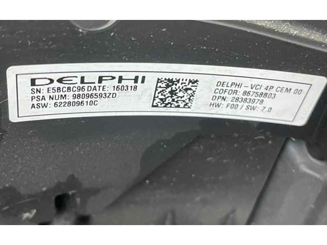 Руль Citroen C4 Grand Picasso 2014 - 2016 года 98057439ZD, 96777869ZD