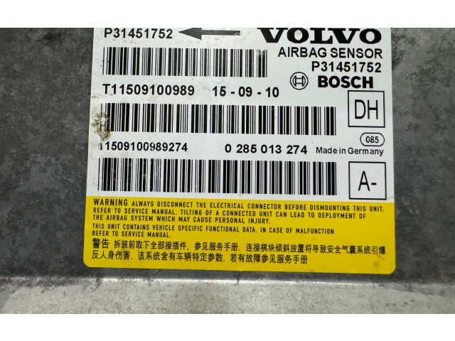 Блок подушек безопасности P31451752, T11509100989   Volvo V60