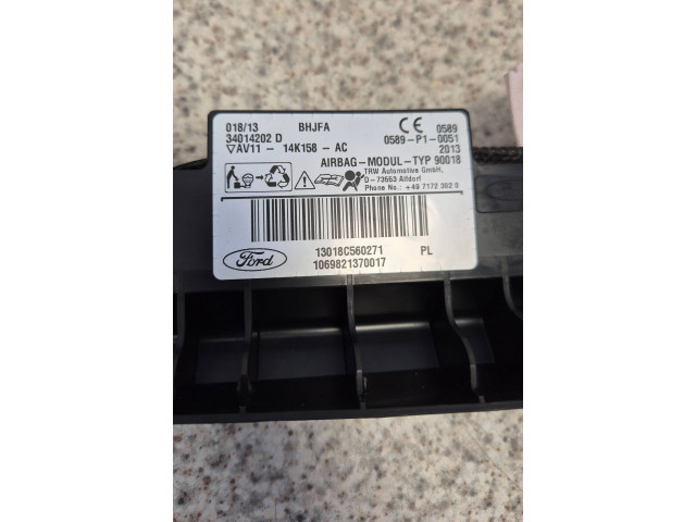 Боковая подушка безопасности 34014202D, 13018C560271 Ford B-MAX