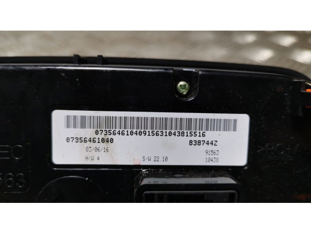 Блок управления климат-контролем 07356461040 Jeep Renegade