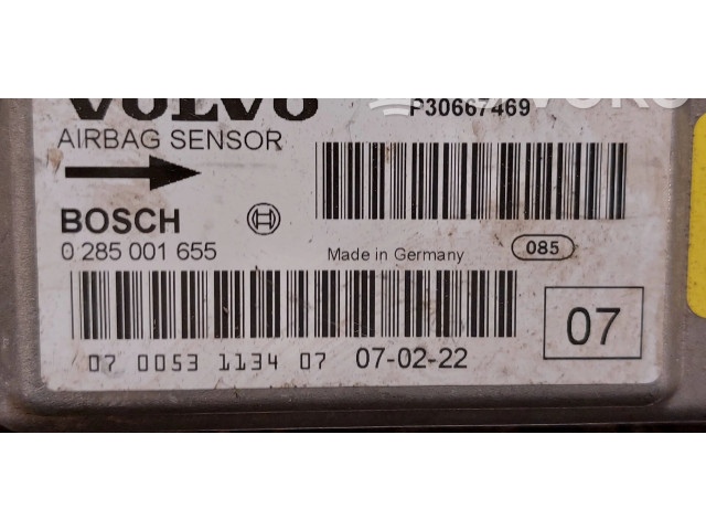 Блок подушек безопасности 0285001655, P30667469 Volvo V70
