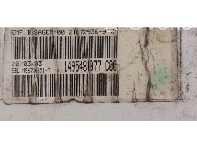 Дисплей 1495481077, 216729369 Citroen C8