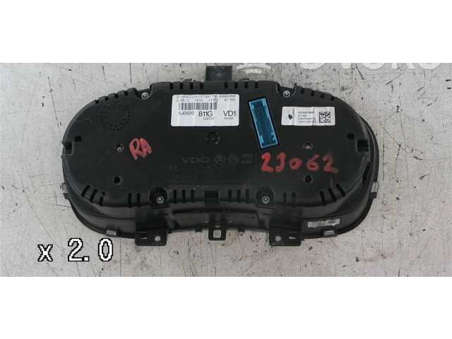 Панель приборов 5J0920811G, 5J0920811G Skoda Fabia Mk2 (5J)