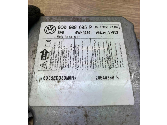 Блок подушек безопасности 6Q0909605P, 5WP43351   Volkswagen Caddy