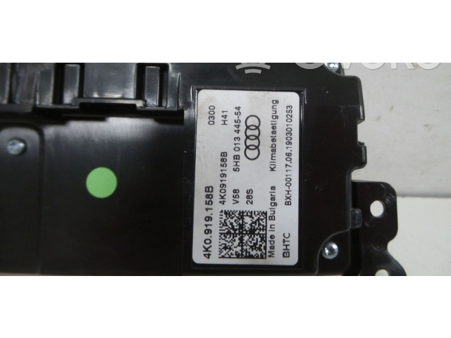 Блок управления кондиционера воздуха / климата/ печки (в салоне) 4K0919158B, 4K0919158BV58    Audi e-tron   