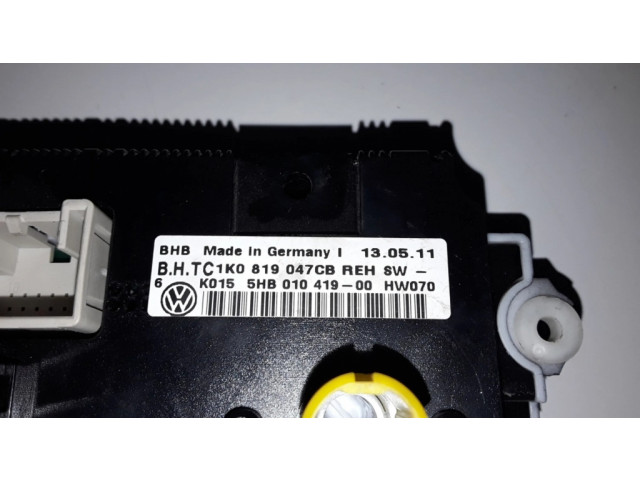 Модуль блока управления кондиционером 1K0819047CB Volkswagen Caddy