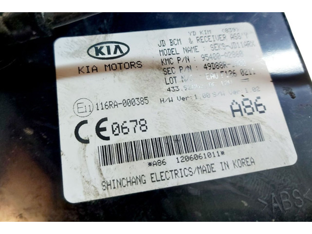 Блок управления 116RA000385, 95400A2860   KIA Ceed