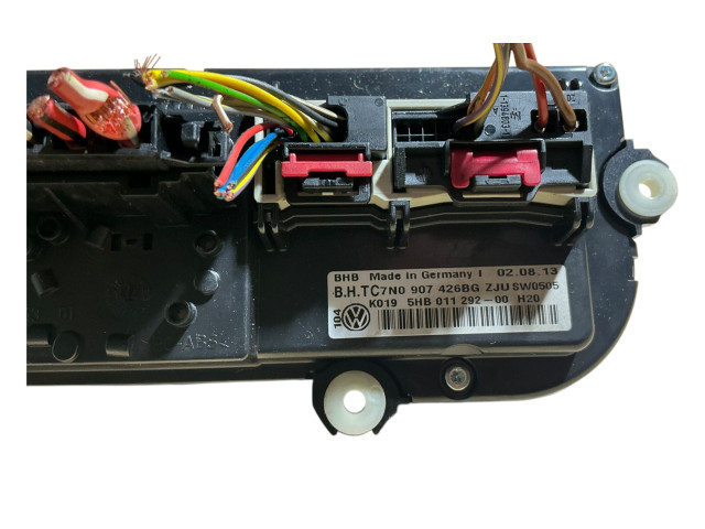 Блок управления климат-контролем 7N0907426BG, 5HB01129200 Volkswagen Touran II