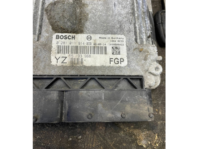 Řídící jednotka 55193968, 0281011914 Opel Vectra C 2004