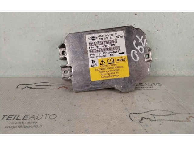Блок подушек безопасности 65773451779-01, 65773451779-01   Mini One - Cooper Coupe R56
