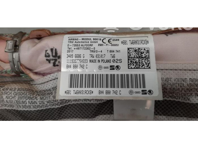 Боковая подушка безопасности 8X4880742 Audi A1