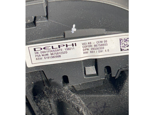 Руль Peugeot 2008 I  2013 - 2019 года 96750123ZD, 86758B03      