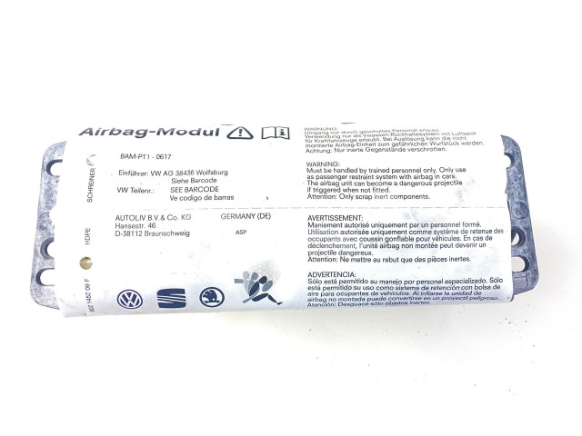 Подушка безопасности пассажира BAM-PT1-0617, 602145209F Skoda Octavia Mk2 (1Z)