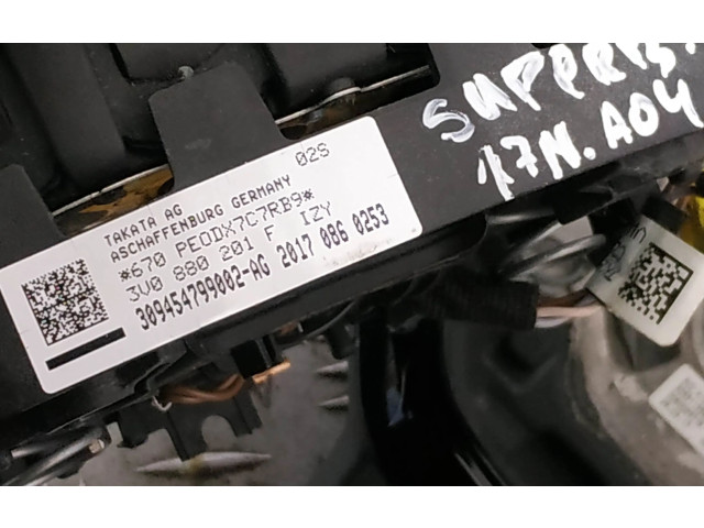 Руль Skoda Superb B8 (3V) 2015-- года 3V0419091L, 3V0880201F