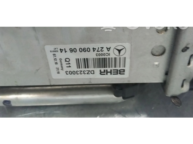 Интеркулер  A2740900614   Mercedes-Benz E W213 