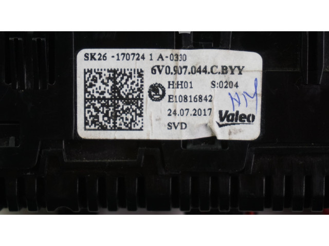 Блок управления климат-контролем 6V0907044C   Skoda Fabia Mk2 (5J)