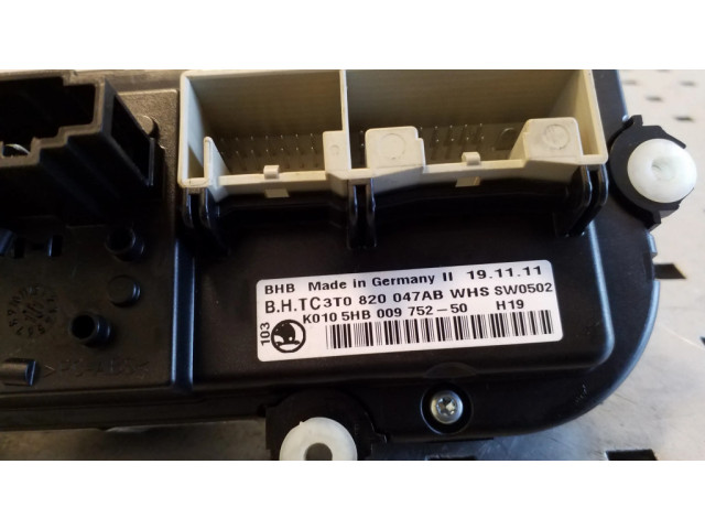 Блок управления климат-контролем 3T0820047AB   Skoda Octavia Mk2 (1Z)