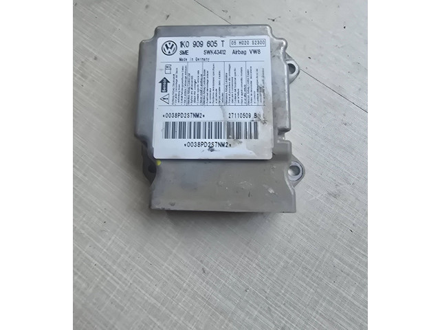 Блок подушек безопасности 1K0909605T, 0038PD2S7NM2   Skoda Superb B6 (3T)