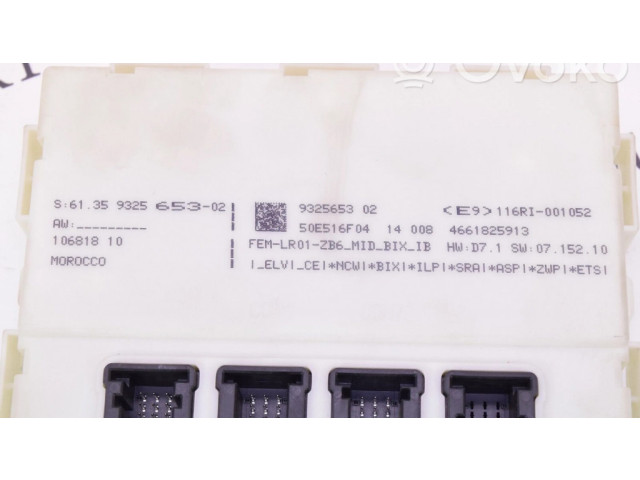 Řídící jednotka 0281030735, 9325653   BMW 3 F30 F35 F31 2012