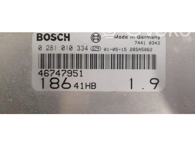 Комплект блоков управления Fiat Multipla