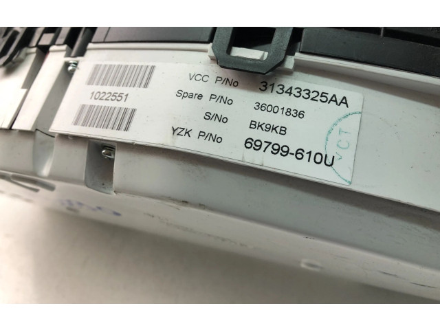 Панель приборов 31343325AA   Volvo V70       