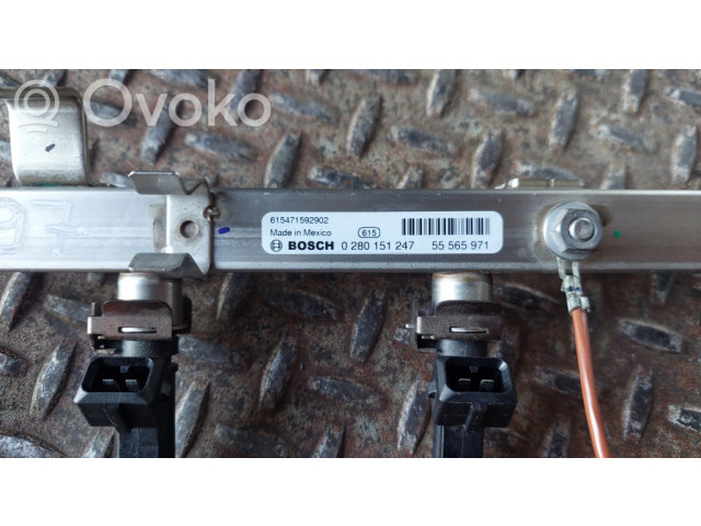 Vstřikovač 55565971, 0280151247 Buick Encore I pro benzínový motor 1.4