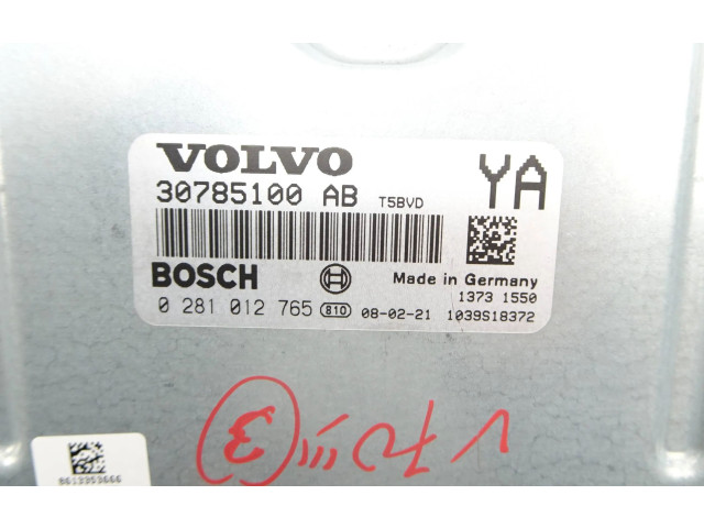 Блок управления двигателя 30785100AB, 1039S18372   Volvo V70