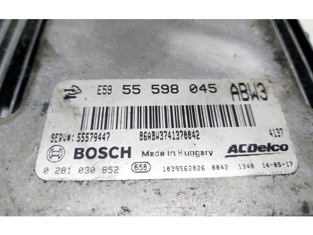 Řídící jednotka 0281018769, 55579447 Opel Zafira C 2012