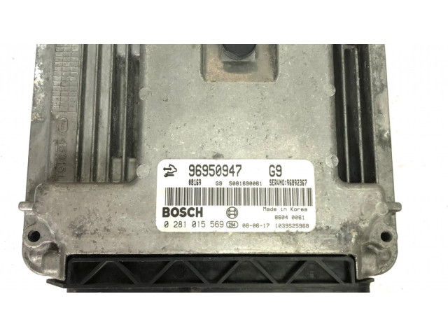 Řídící jednotka 96950947, 0281015569 Chevrolet Captiva 2008