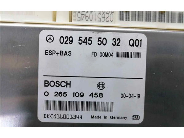 Блок управления коробкой передач 0265109458, 0295455032   Mercedes-Benz E AMG W210