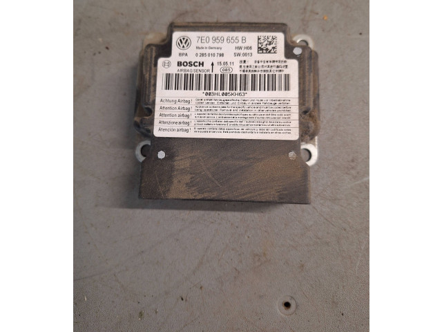 Блок подушек безопасности 7E0959655B, 0285010798   Volkswagen Caddy