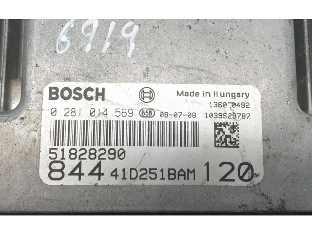 Блок управления двигателя 51828290, 51853776 Lancia Delta