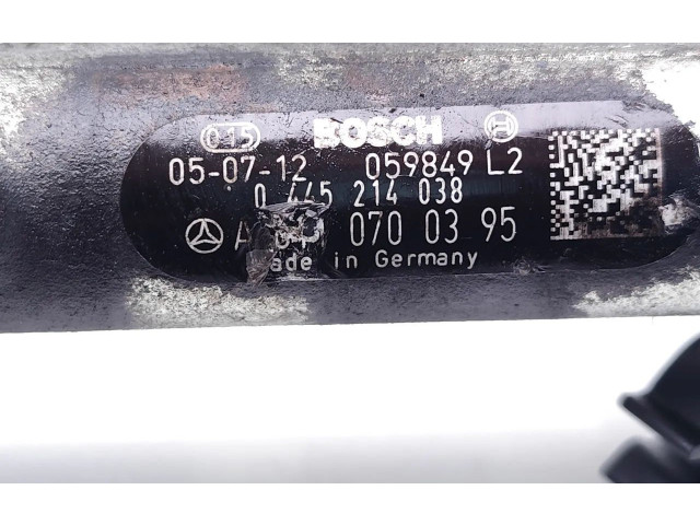 Vstřikovací lišta A6110700395, 0445214038 Mercedes-Benz E AMG W211 OM646.951