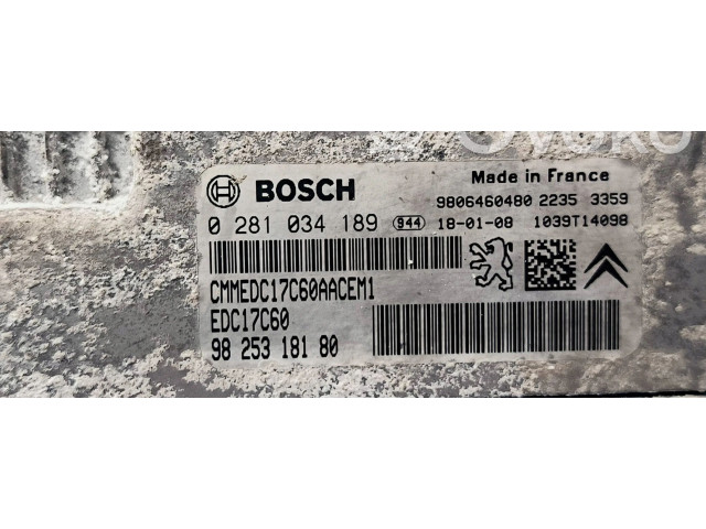 Řídící jednotka 9825318180 Toyota Proace 2018