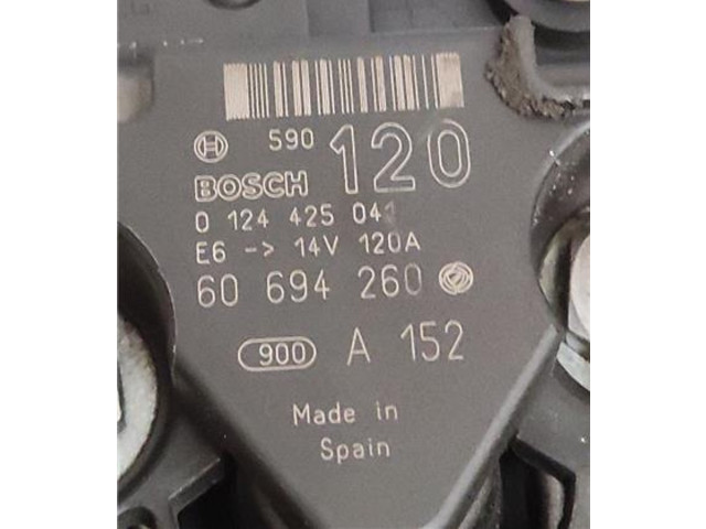 Генератор 60694260, 60694260 Alfa Romeo 166