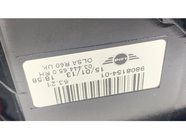 Задний фонарь правый сзади 9808154 Mini Cooper Countryman R60 2011-2016 года