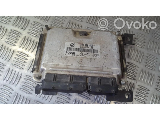 Блок управления двигателя 0281010129, 038906012H Skoda Octavia Mk1 (1U)