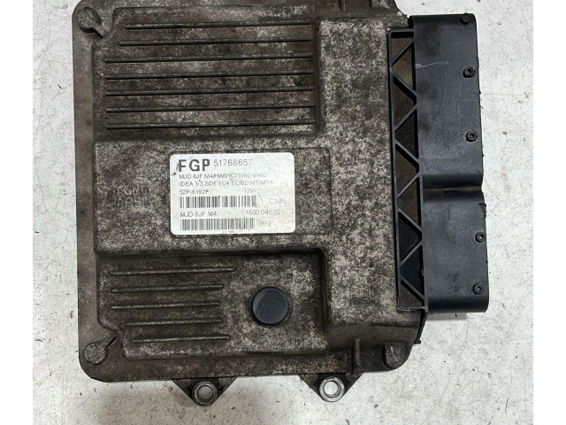 Блок управления двигателя 51768657, 51768657   Fiat Idea