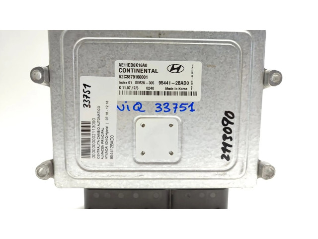 Блок управления коробкой передач 954412BAD0 Hyundai Ioniq