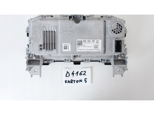 Спидометр (приборный щиток) LICZNIK VIRTUAL ZEGARY LCD AUDI Q4 E-TRON 89A 89A920725 Audi Q4 Sportback e-tron