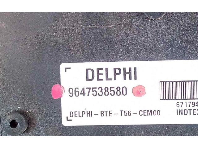 Řídící jednotka 9647538580 Peugeot 307 CC