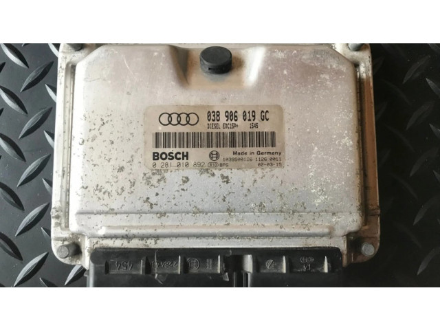 Řídící jednotka 038906019GC, 0281010892 Audi A3 S3 8L 1999