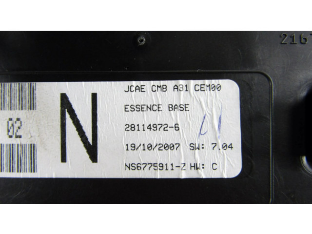 Přístrojová deska Citroen C2 2007 P9660225780