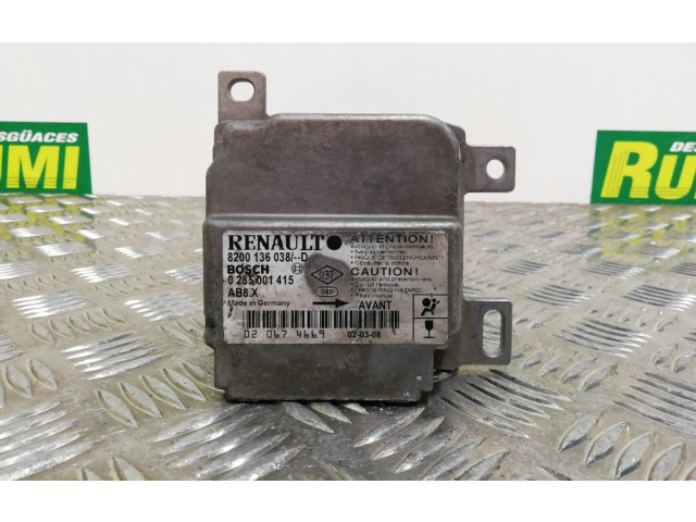 Блок подушек безопасности 8200136038D Renault Clio II