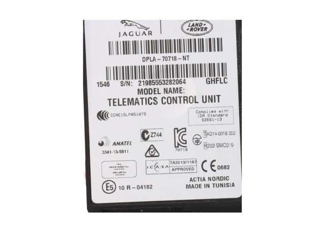 Tālruņa vadības bloks DPLA-70718-NT   Jaguar XF X260