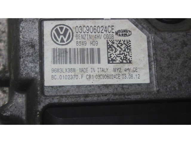 Блок управления двигателем Блок управления 5WP40809   Skoda Fabia Mk2 (5J)