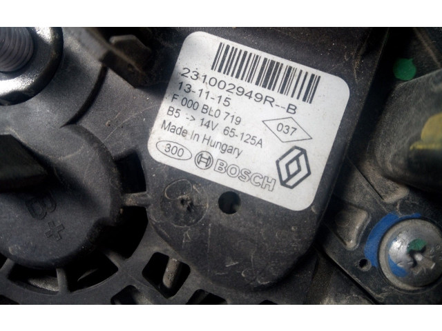 Генератор 231002949R Dacia Lodgy